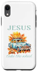 Coque pour iPhone XR 2024 Automne et Automne Jésus Take The Wheel Vintage Christian