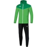 JAKO Survêtement pour homme en polyester Champ 2.0 avec capuche, vert doux/vert sport, XXL, M9420