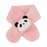 SJTJSPX Écharpe Mignon Panda,Écharpes Bébé Fille Garçon,Automne/Hiver,Écharpe à Croisée,Écharpe Tube Enfant Unisexe,Foulards en Peluche Chaud,Cache Cou Tout-Petit,Écharpe Enfants Dessin Animé