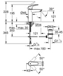 Mitigeur de lavabo EUROSMART monocommande TM - GROHE PROFESSIONAL - 23322003