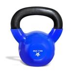 Yes4All KA73 Vinyl Coated Cast Iron Kettlebell, Kettle Bell Weights Set - Blue Kettlebells, 9 kg