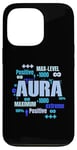 Coque pour iPhone 13 Pro Bleu Max Aura Blue Color Graphic