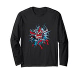 Marvel Comics Falcon Hawkeye Black Widow Spider-Man Long Sleeve T-Shirt