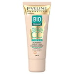 Crème CC correctrice de couleur magique bio Eveline Cosmetics, 30 ml, n° 04