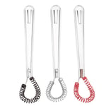 3 Pack Stainless Steel  Egg Whisk, Handheld Milk Frother Foamer Foaming6710