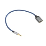 Headset Splitter Headphone 3.5Mm 1 Male To 2 Female Mic Cable 0. / 0.9