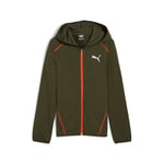 PUMA Active Sports Hoodie Full-Zip TR B, Transpirer Garçons, Dark Olive, 681808