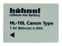 Hähnel Hl-10L - Batteri - Li-Ion - 860 Mah - For Canon Powershot G1 X, G15, G3 X, Sx40 Hs, Sx50 Hs, Sx60 Hs