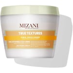 Mizani Crème Sans Rinçage pour Détendre les Boucles, Crème de Modelage des Boucles, Tenue Souple, Non Desséchante, Aux Huiles de Coco, d'Olive et de Marula, True Textures Coil Stretch Cream, 250 ml