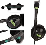 DERCLIVE USB Headset with Mic Wired Gaming On-Ear Headphones