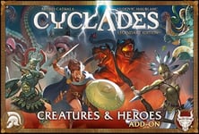 Cyclades: Créatures & Héros - 15 Figurines pour améliorer Les Créatures et Heroes de Cyclades : Legendary Edition - De 2 à 6 Joueurs - A partir de 14 Ans