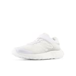 New Balance 520v8 Bungee Lace Sneaker, White, 6.5 UK