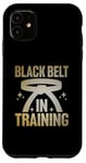 Coque pour iPhone 11 Ceinture noire d'entraînement taekwondo arts martiaux TKD