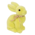 Talking Tables Yellow Artificial Grass Bunny Easter Table Decorations Centrepiece (6") Moss Rabbit Figure | for Kids Birthday, Mad Hatter Tea, Alice in Wonderland Themed Party Prop, H x15cm