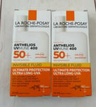 La Roche-Posay Anthelios SPF 50+ Ultra Protection Invisible Fluid 2x 50ml 2025