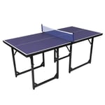 Bosixty Folding Children's Table Tennis Ping Pong Table Set Portable Easy Quickly Installation Game Table for Indoor and Outdoor