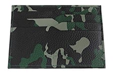 Zippo Leather Credit Card Holder Porte-Carte de crédit 10 Centimeters Vert (Green Camouflage)