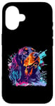 Coque pour iPhone 16 Gordon Setter Pop Art Figurine de race de chien