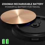 Portable CD Player with Bluetooth,TRETTITRE Compact CD Player for 2000mAh,OLED