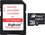 32 Go 80 Mo/s Ultra Rapide microSD Carte mémoire pour Caméra d'action de GoPro Hero9.[G1057]