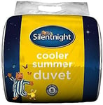 Premium Silentnight Cooler Summer 4.5 Tog Duvet Microfibre White King Uk