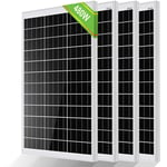 Eco-worthy - Panneau solaire 480W 12V Mano Solarpanel Charge de la batterie de classe pour Caravan Boat Home hors reseau(4 Pièces 120W)