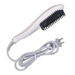 Electric Straightener Comb Negative Ion Hair Straightening Brush For Dry