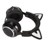 Cat Ear Gaming Headset RGB Light BT Wireless Headphones for Laptops PCs TDM