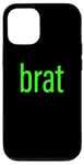 iPhone 15 Trending Green Brat Case