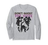 Spooky Halloween Politics Don't Ghost the Vote USA Election Long Sleeve T-Shirt