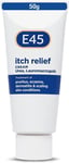 E45 Itch Relief Cream 50 g – Anti Itch Cream for Skin Irritation – Non-Greasy to