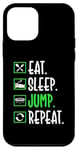 iPhone 12 mini Trampoline Eat Sleep Repeat Jump Bounce Trampolining Case