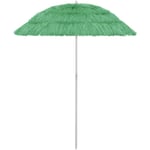 The Living Store - Parasol de plage Hawaii Vert 180 cm Vert