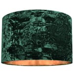 Modern Crushed Velvet Lamp Shade with Shiny Paper Inner