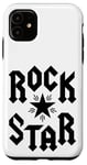 iPhone 11 Cool Rock and Roll Star, I Love Rock Loud Music, Rock & Roll Case