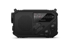 RADIO PORTABLE PHILIPS AVEC LAMPE TORCHE NOIR