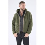 Veste K-Way  Veste polaire réversible JACK SHERPA vert-047679