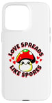 iPhone 15 Pro Max Love Spreads Like Spores Cute Funny Kawaii Mushroom Case