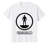 Youth Subbuteo Player Silhouette Logo Football Game Kids T-Shirt