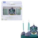 PME Harry Potter Set Bougies d'anniversaire, 7 pièces, Serpentard/Slytherin