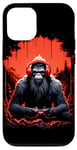 Coque pour iPhone 12/12 Pro Bigfoot Gamer Graphic Art - Joueur de jeux vidéo amusant