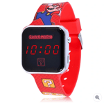 Montre LED pour enfants Super Mario