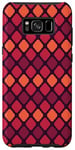 Coque pour Galaxy S8+ Rose et orange dégradé mignon aura esthétique
