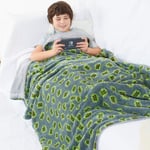 Just Essentials Reversible Cosy Plush Fleece Blanket Throw Bed Sofa UK Seller - Gaming Print - Large