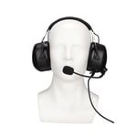 Safety Noise Reduction Headphones 7.1mm Safety Ear Muffs+U94PTT For Yaese VX‑3