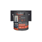 Peinture laque Brillante pour le fer antirouille 2,5 L - Gris anthracite - ADD112727 - Addict