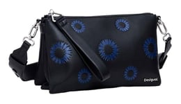 Desigual Accessoires PU à Travers Le Sac de Corps, Femme, Noir, One Size