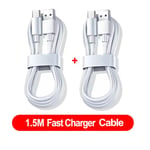 Nnbili-Câble De Charge Super Rapide Pour Samsung,Huawei,Xiaomi Redmi,Type C,Données,10a,100w,1 À 3 Pièces - Type 2pcs 1.5m