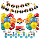 Pikachu Pokémon Pokemon Barnkalas Ballongbåge Happy Birthday