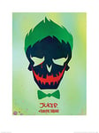 Pyramid International Suicide Squad (Joker Skull) -Art Print 60 x 80cm, Paper, Multicoloured, 60 x 80 x 1.3 cm